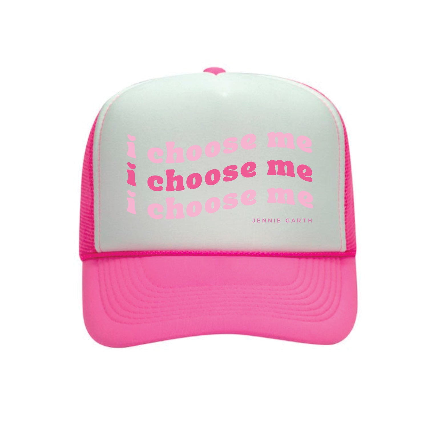 Groovy Trucker Hat- Pink