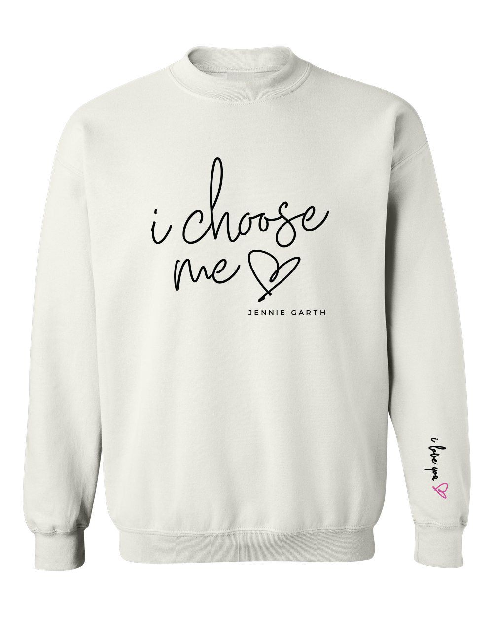 90’S CON I CHOOSE ME EMBROIDERED CREWNECK SWEATSHIRT