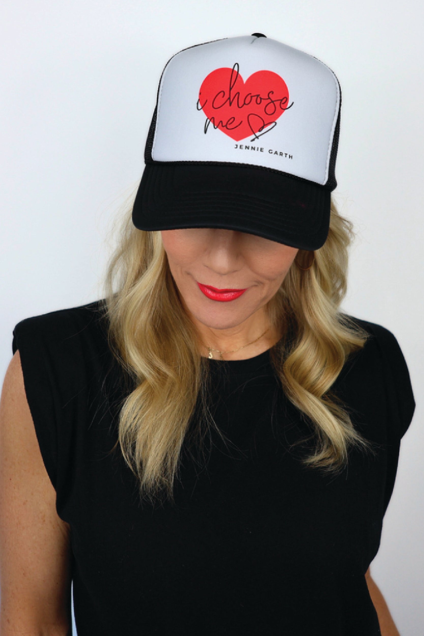 Red Heart I Choose Me Trucker Hat